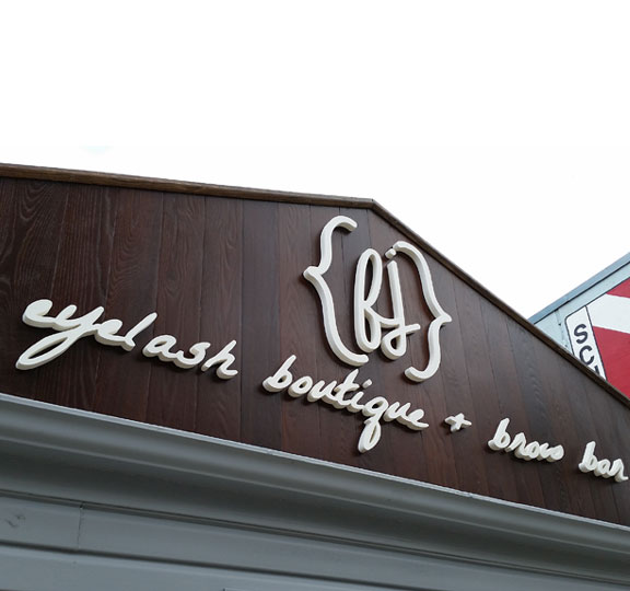 Cutout Letters With Backing